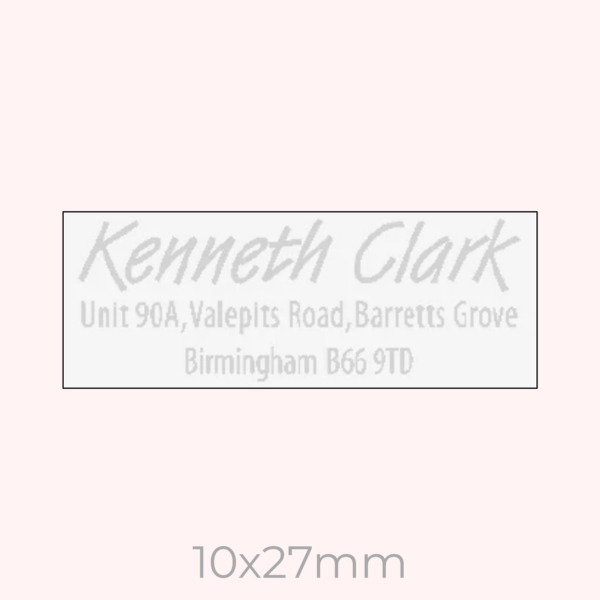 Custom Rectangle Stamp - Image 2