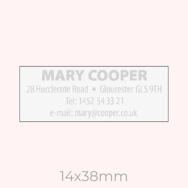 Custom Rectangle Stamp - Image 3
