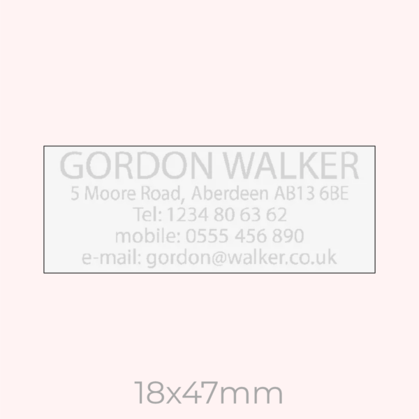 Custom Rectangle Stamp - Image 4