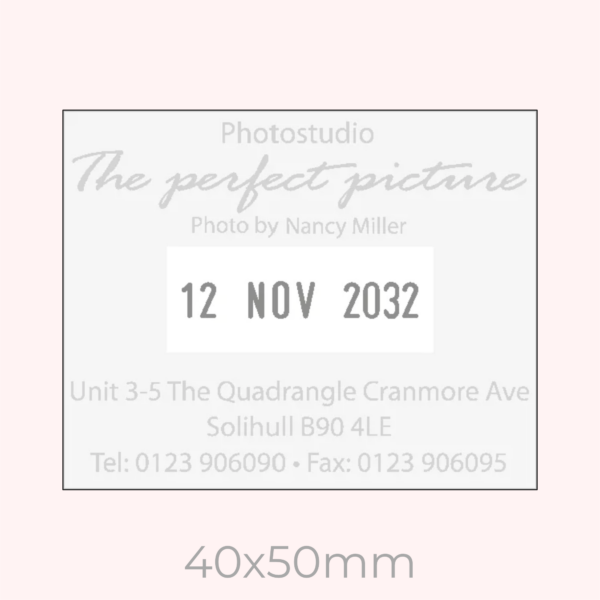 Custom Rectangle Dater Stamp - Image 5