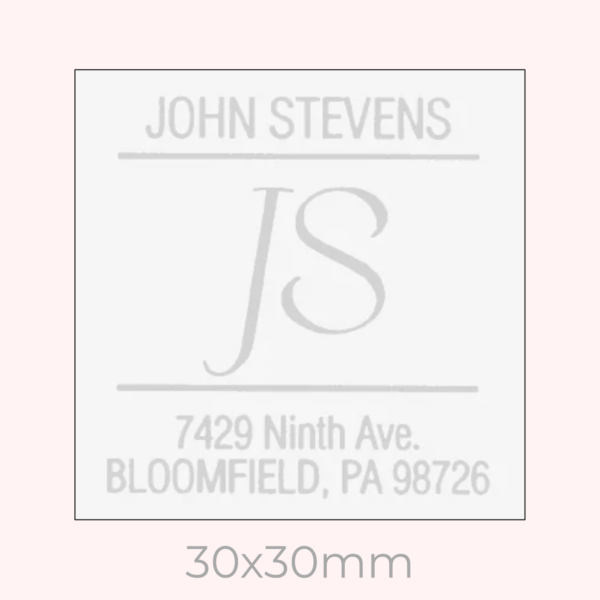Custom Square Stamp - Image 6