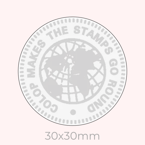 Custom Round Stamp - Image 4