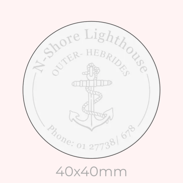 Custom Round Stamp - Image 3