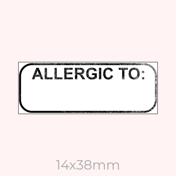 Allergy stamp