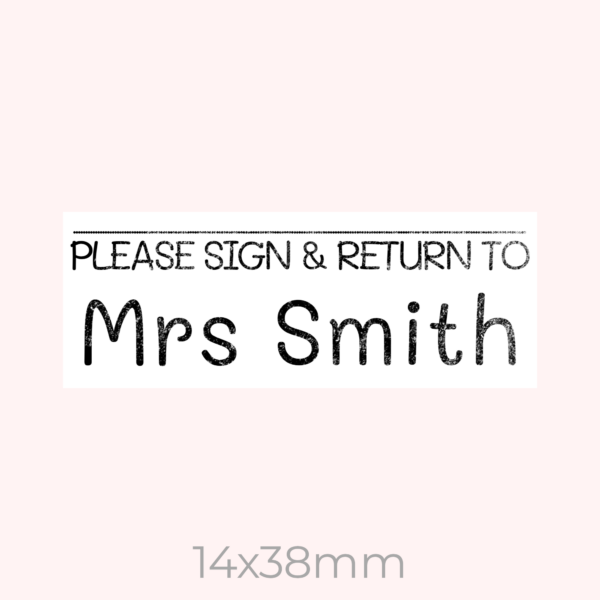 Please Sign Stamp - Image 2