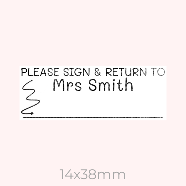 Please Sign Stamp - Image 3